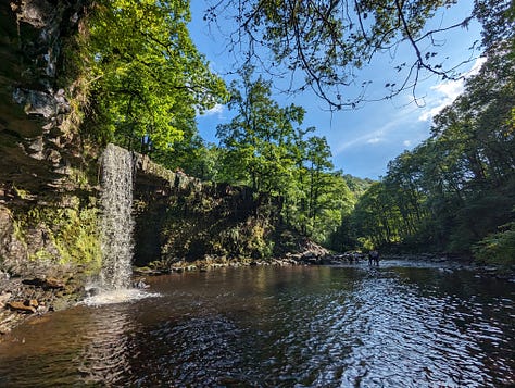 guided walk waterfalls area of the brecon beacons national park