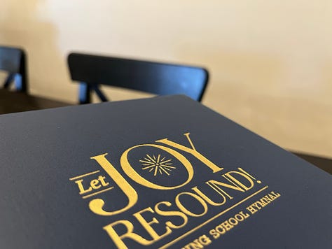 Proof Images of the Let Joy Resound Hymnal.