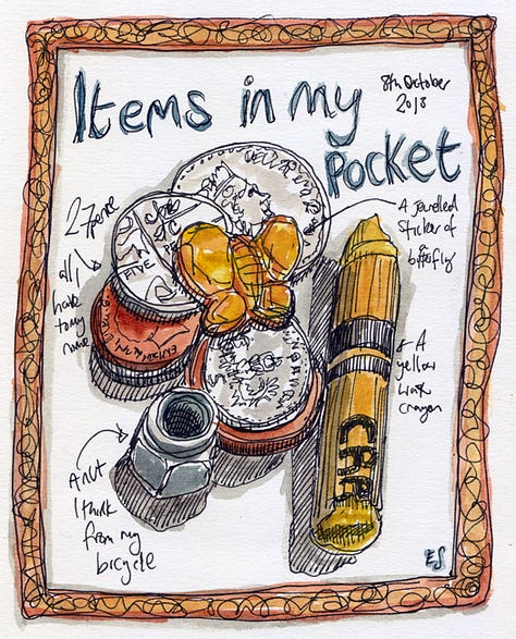 Past pocket sketches