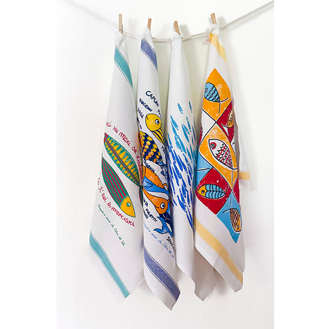 Colori del Sole: Kitchen linens from Sicily