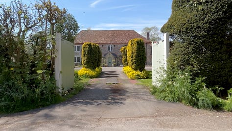 The grand house, the old school and the Old Rectory Orcheston