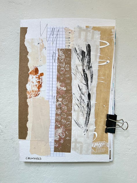 More mixed media collage pages