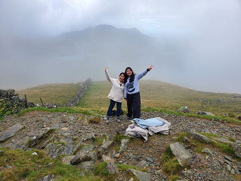 guided walk on Snowdon Rhyd Ddu path