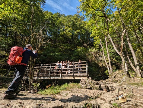 guided walk of the waterfalls of the BBNP with Wales Outdoors