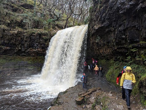 Guided walk of the Brecon Beacons waterfalls with Wales Outdoors