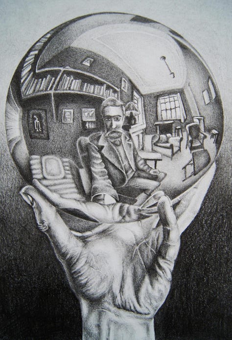 some classic pieces by M.C. Escher