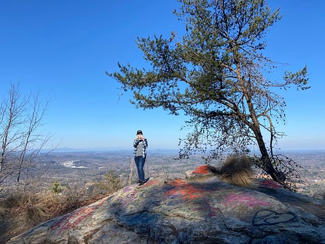 Stunning views from the top of Mt. Currahee