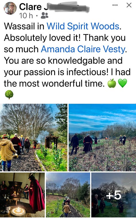 Reviews of Amanda Claire Vesty retreats and workshops