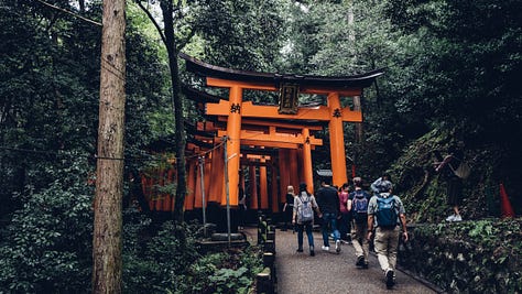 Fushimi Inari Shrine in Kyoto, Japan