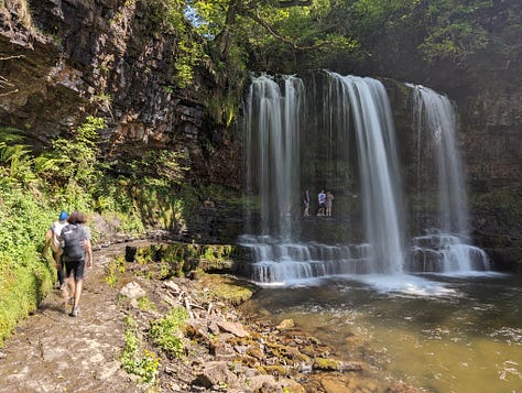 waterfalls of the brecon beacons guided walk