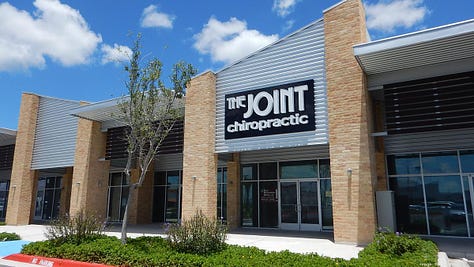 The Joint clinic interior and exterior