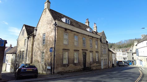 The Narrow House and The Old House, Silver Street, Bradford on Avon, Wiltshire.