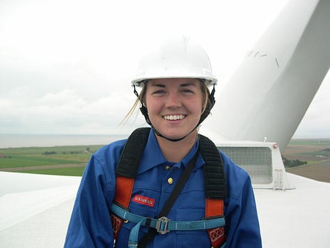 Bike tour in Paris with Bradley, On top of a giant wind turbine in Germany, With my Mamma visiting family in Germany