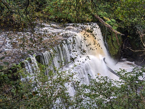 guided walk of the waterfalls of the BBNP with Wales Outdoors