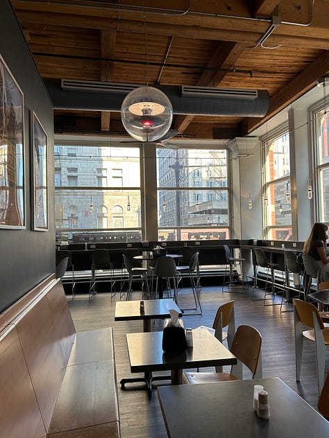 photos of the hostel, described in the caption