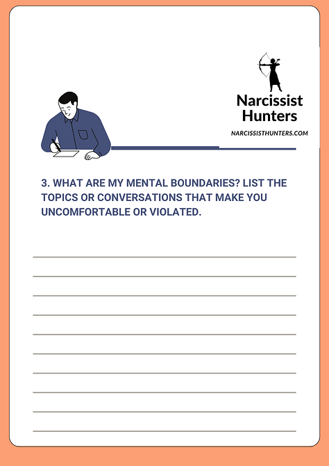 Setting boundaries worksheet download free