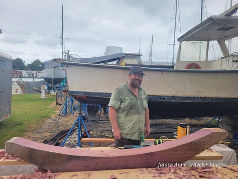 Ancient boatbuilding skills at work reconstructing the 90 year old STEADFAST