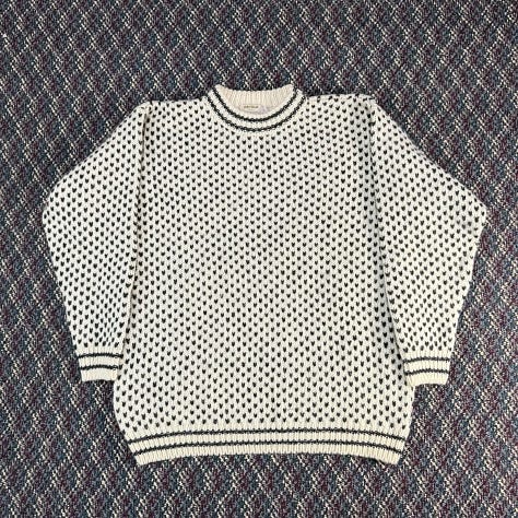 Vintage Devold Sweater Men's LARGE Pure New Wool Nordic Knit Nordic Norwegian