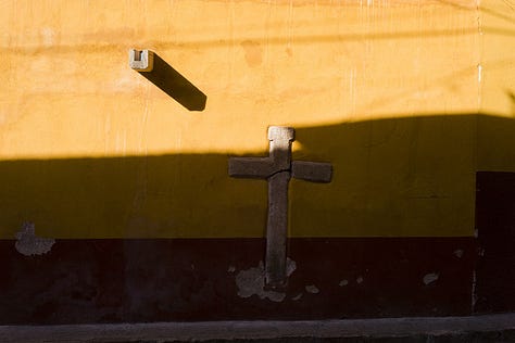 Closeup photos of the walls of San Miguel de Allende, Mexico,