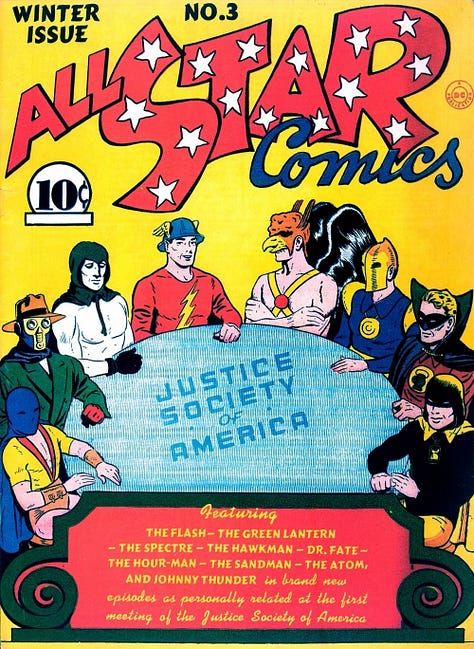 Couvertures All-Star Comics