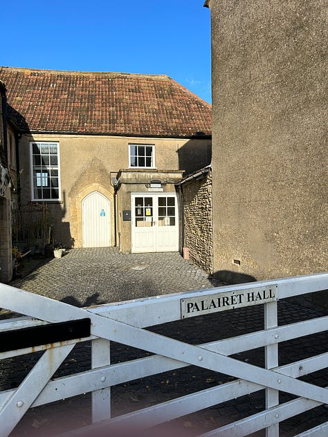 Photos taken of properties on Bell Hill, Norton St Philip, Somerset. Includes Palairet Village Hall. Images: Roland's Travels