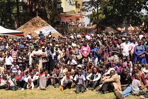 Crowds are seen at the 2023 Maragoli Cultural Festival for Mulembe Online