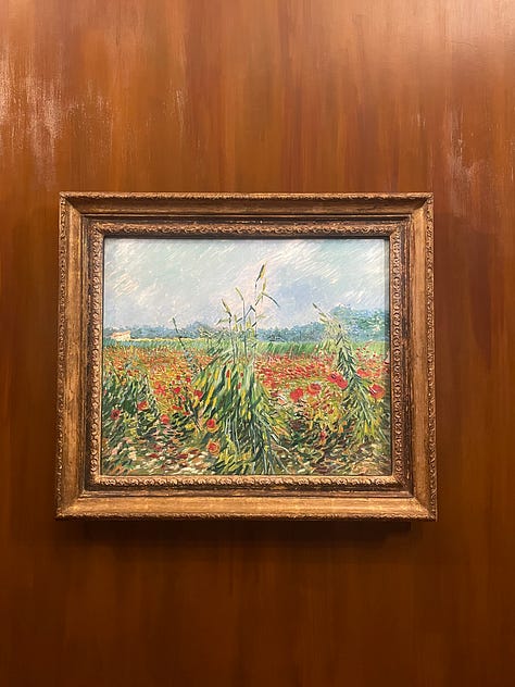 select paintings of Van Gogh at the foundation 