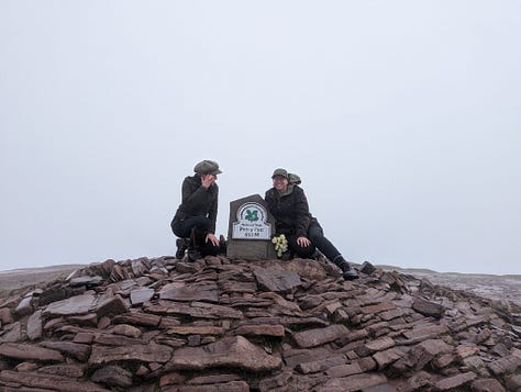 walking pen y fan and aberfan and castell coch