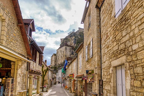 The Lower Town of Rocamadour