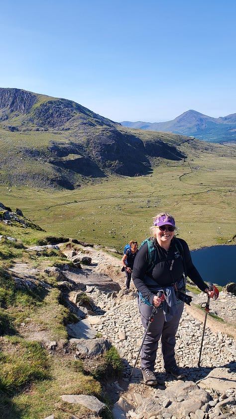 snowdon hike via the rangers path