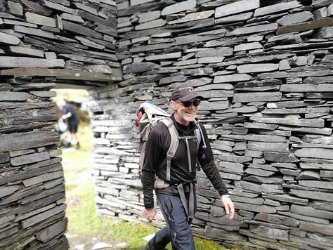 walking near Blaenau Ffestiniog in Snowdonia National Park