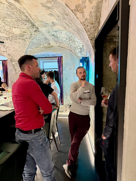 Photos from our first micro-event co-organised with Shopify in Prague.