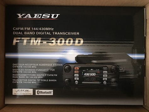 Unboxing the FTM-300DR radio