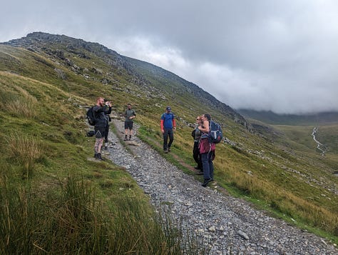 guided walk Snowdon Wales