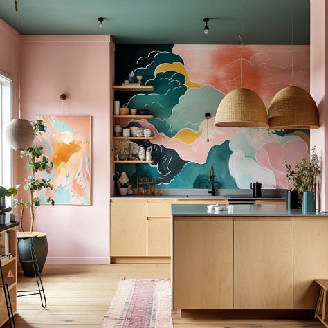 Gallery of joyful kitchens.