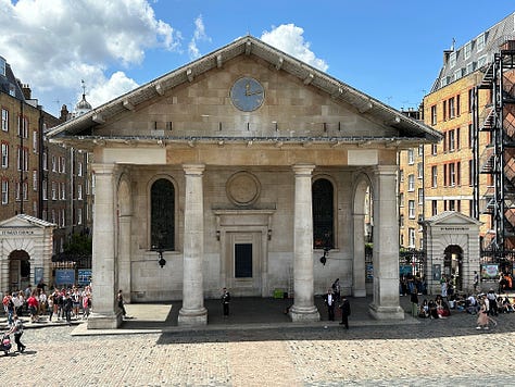 Tempietto of S. Pietro in Montorio by Bramante, Tempietto Barbaro by Andrea Palladio, St Paul’s Church Covent Garden by Inigo Jones