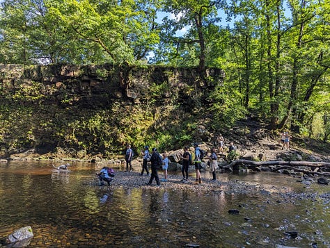 guided walk waterfalls area of the brecon beacons national park