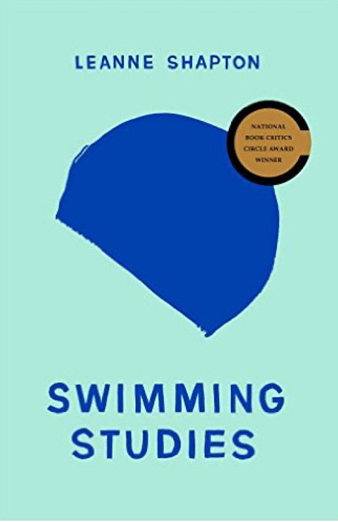 Book cover images of books about swimming