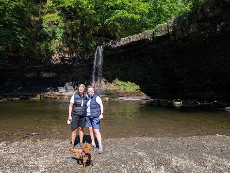 waterfall walk in the brecon beacons