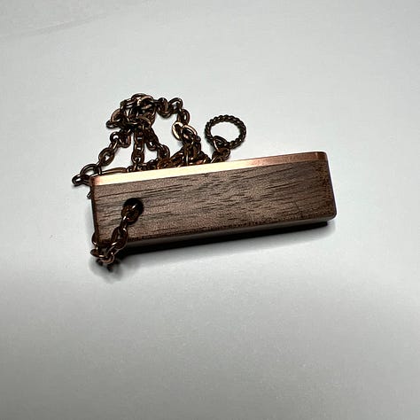 Pictures of wooden and metal pendants