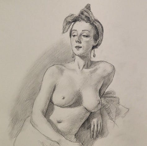 harry holland life drawings 