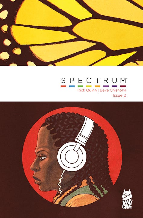 Spectrum #2 Cover and preview pages