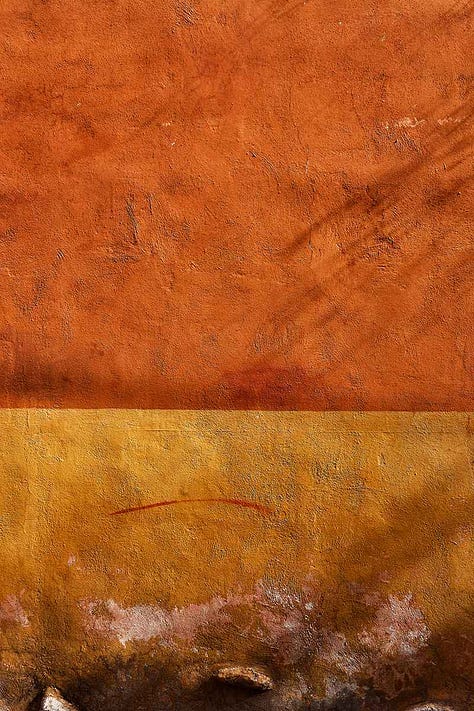 Closeup photos of the walls of San Miguel de Allende, Mexico,