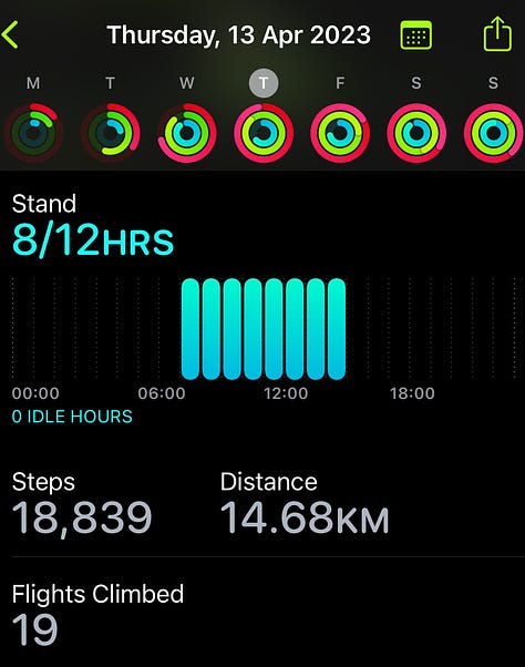 Apple Fitness Step Tracker