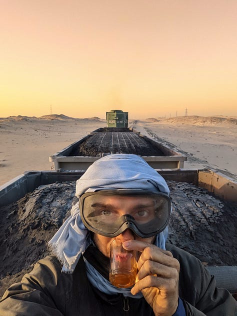 Mauritania iron ore train