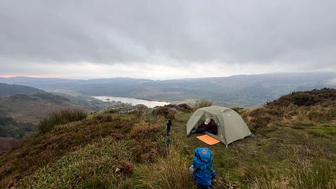 Morning on the summit of Ben A'an!