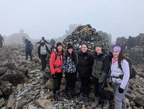 hikers on ben nevis