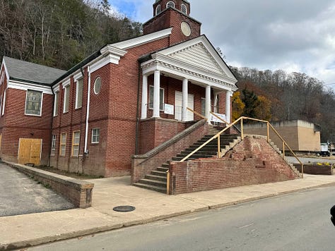 Images of Marshall, NC about two months after Hurricane Helene.