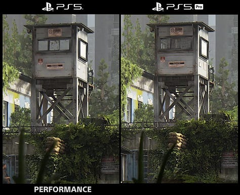 PS5 vs PS5 Pro graphics comparison