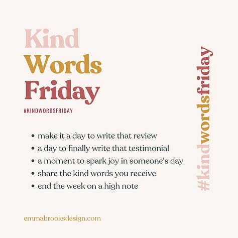 kind words friday